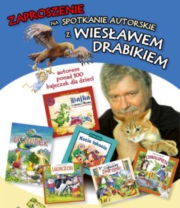 Spotkanie z pisarzem dla dzieci – Wiesławem Drabikiem
