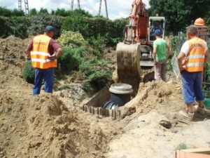 Budowa kanalizacji sanitarnej w „Rejonie Podzamcze”
