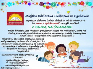 2-3 latki zaprasza Miejska Biblioteka Publiczna w Bychawie