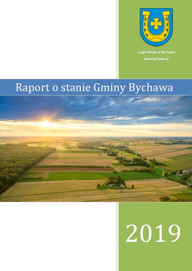 okładka raportu o stanie gminy Bychawa
