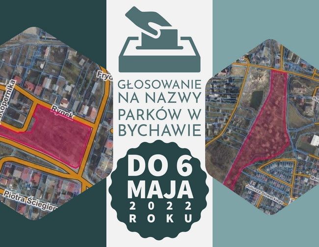 Do mieszkańców należy decyzja jak będą nazywały się dwa parki w Bychawie. Do 6 maja 2022 r. można głosować na zaproponowane nazwy