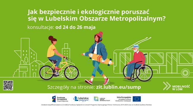 Nadchodzi drugi etap konsultacji społecznych dotyczących opracowania Planu Zrównoważonej Mobilności Miejskiej Lubelskiego Obszaru Metropolitalnego