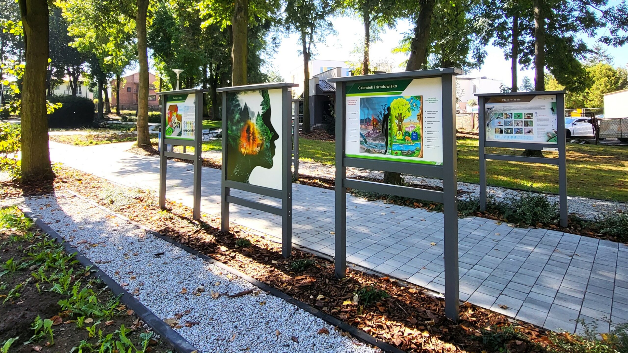 Ekologiczna edukacja w Parku Miejskim w Bychawie – nowe tablice i gra terenowa!