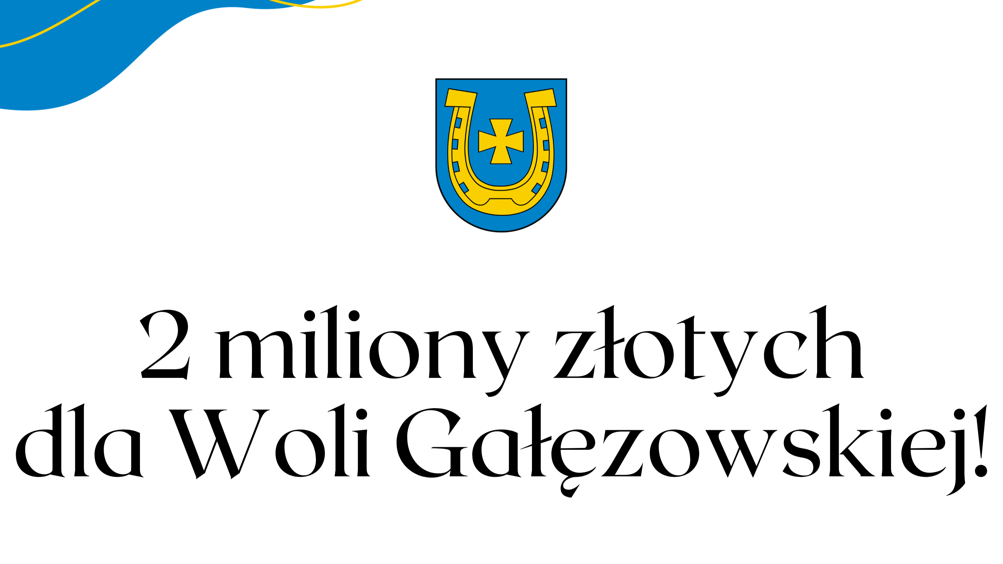 2 miliony dla Woli Gałęzowskiej – nowa droga do lepszej przyszłości!