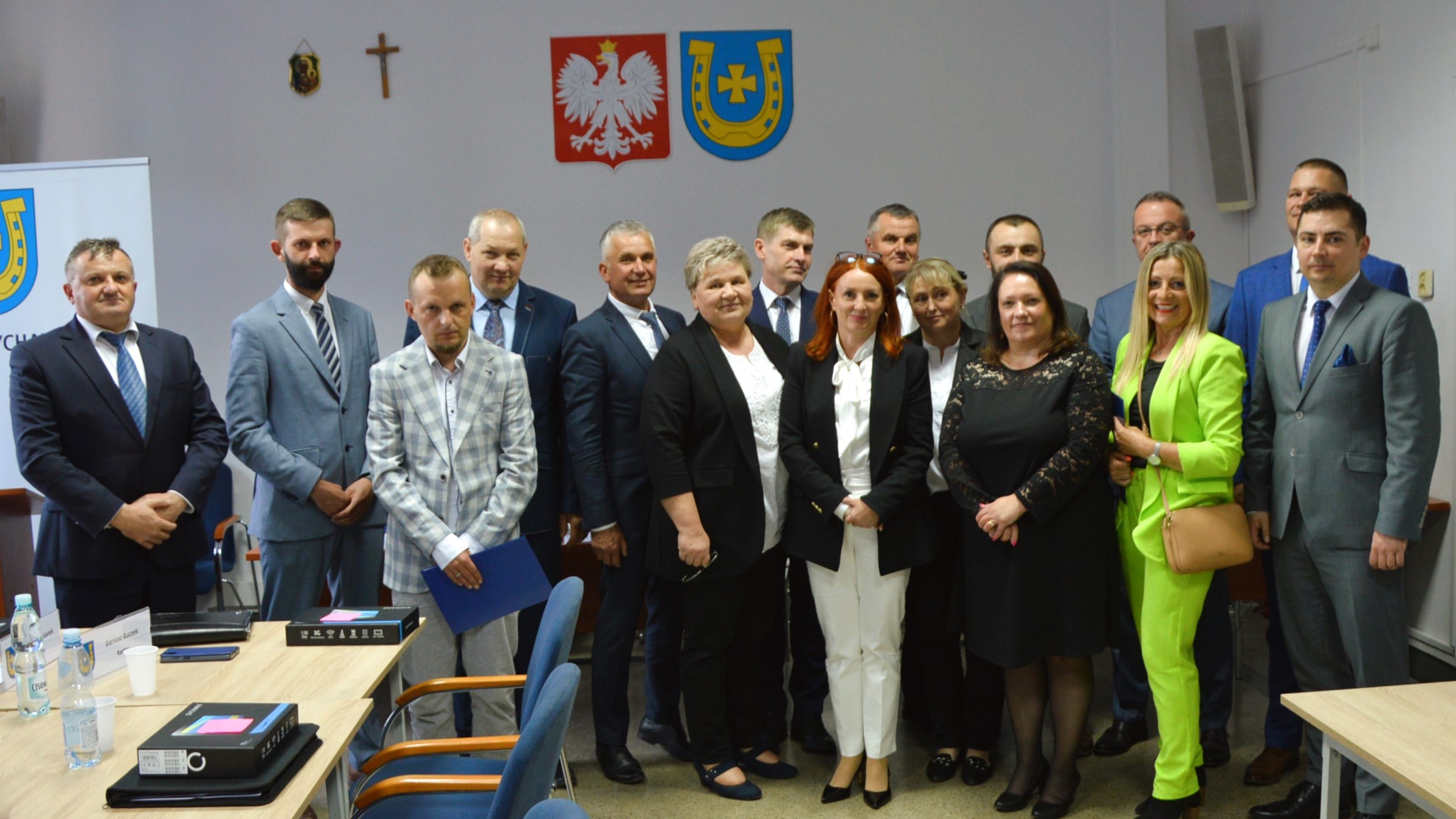 Pierwsza sesja IX kadencji Rady Miejskiej w Bychawie – ślubowanie Burmistrza Bychawy Marty Krzyżak oraz Radnych